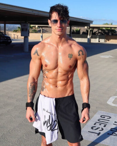 Chiseled Sweaty Jock