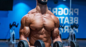 Ripped Hulk Pumping Weights