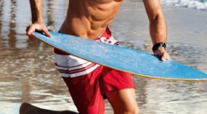 Skimboarder