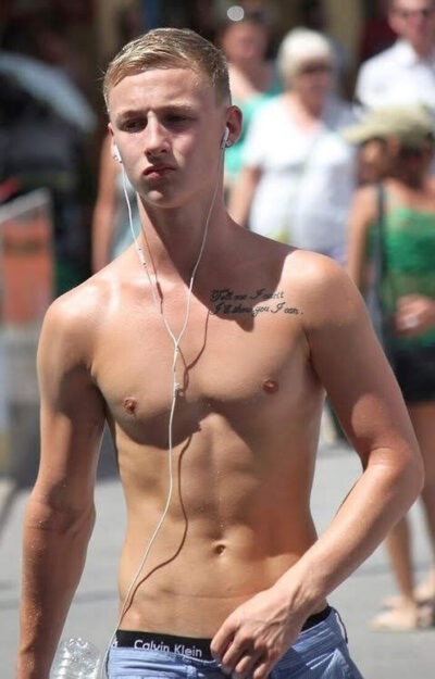 Shirtless
